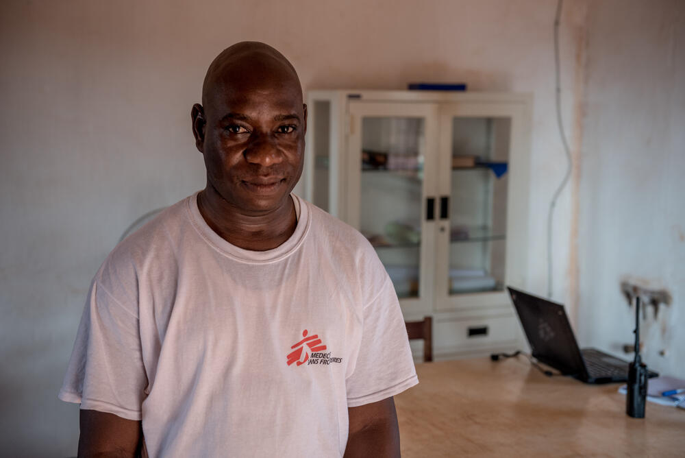 Mamane Bassirou, MSF field finance manager in Bangassou, Central African Republic