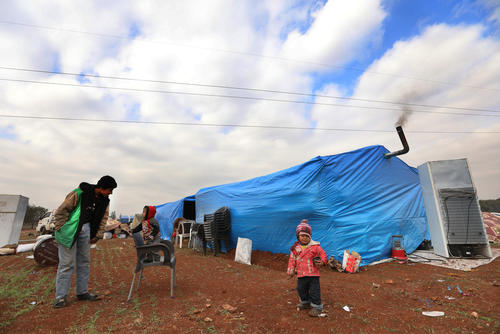 Idlib: Newly displaced persons. Idlib: Newly displaced persons.