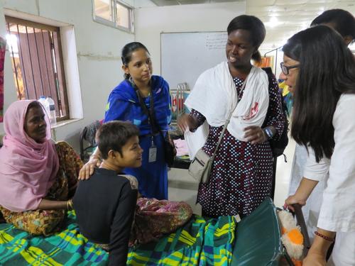 MSF President Joanne Liu visits emergency projects in Cox's Bazar, Bangladesh MSF President Joanne Liu visits emergency projects in Cox's Bazar, Bangladesh