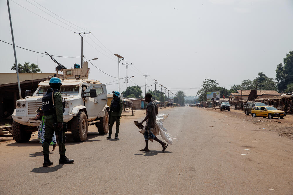 PK12 neighbourhood in Bangui, capital of the Central African Republic