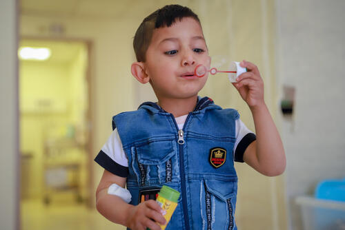Kids’ Zone at MSF Thalassemia programme