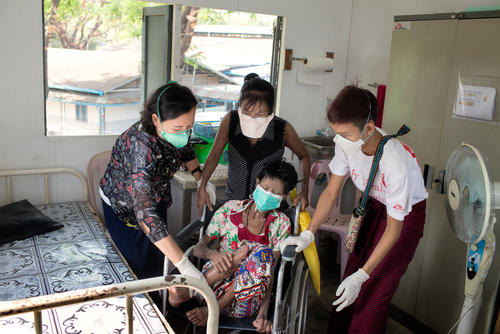 Insein clinic, for treatment for HIV, TB, and Hepatitis C in Yangon. By Alessandro Penso, Feb 2018. Insein clinic, for treatment for HIV, TB, and Hepatitis C in Yangon. By Alessandro Penso, Feb 2018.