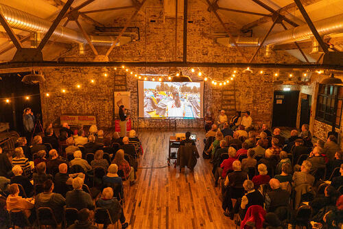 A packed MSF storytelling event in Liverpool, where supporters heard powerful testimony from frontline staff