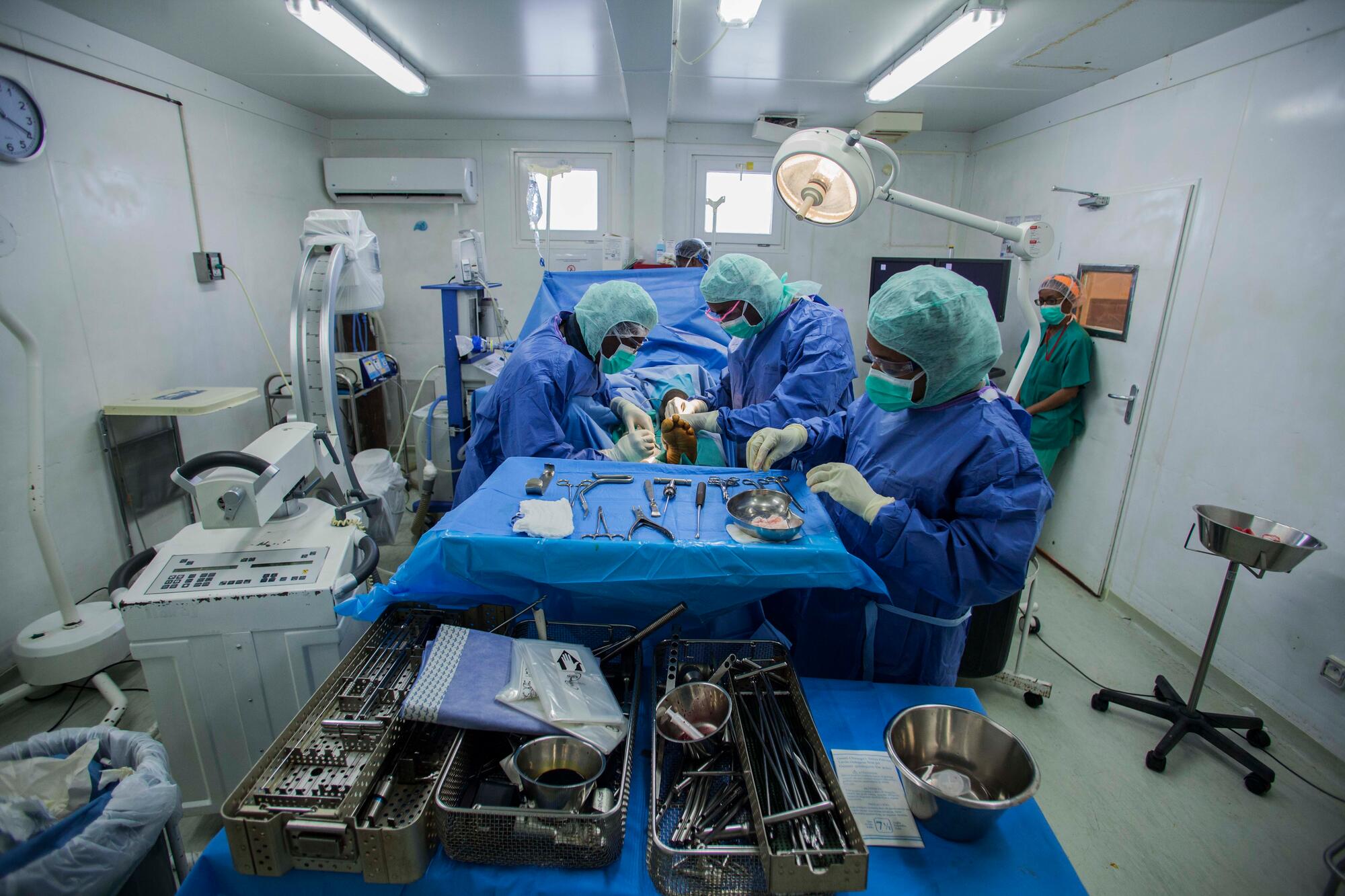 Firstclass surgery for all in Tabarre hospital MSF