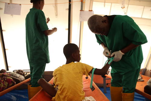 Cholera intervention in Kinshasa Cholera intervention in Kinshasa