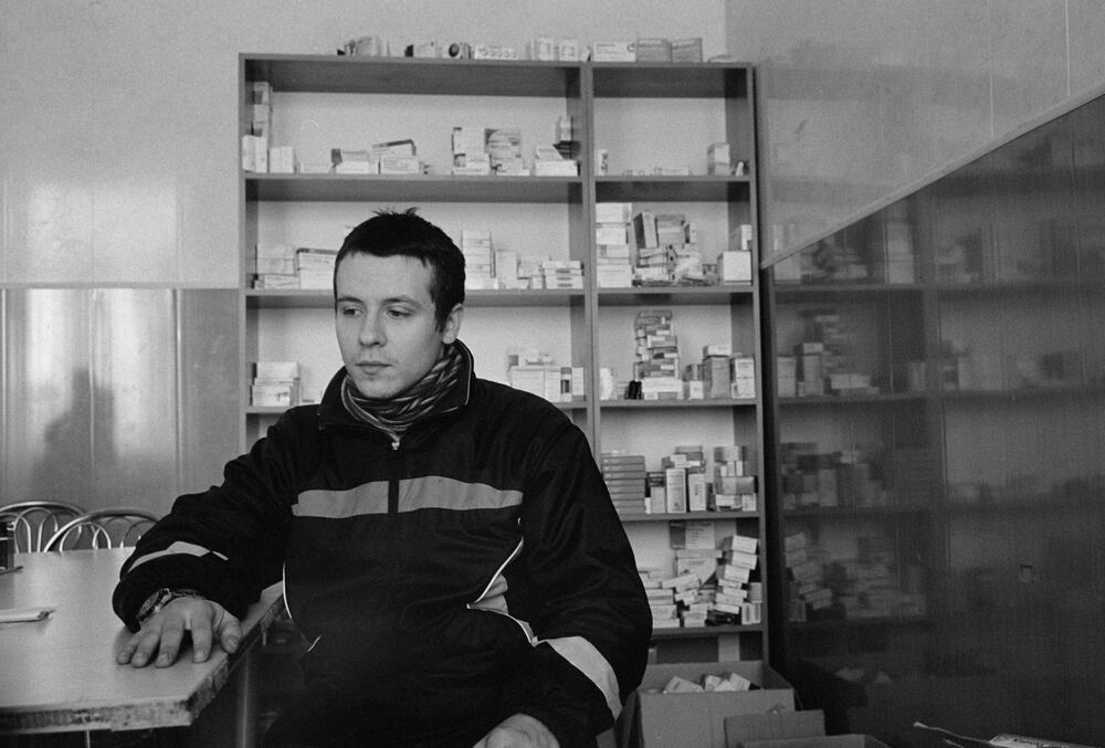 Dr Svyatoslav Adamenko grew up in Hostomel. During the period when the area was occupied, he worked in nearby Bucha. After the Russian forces left, he returned to the town to provide medical care.