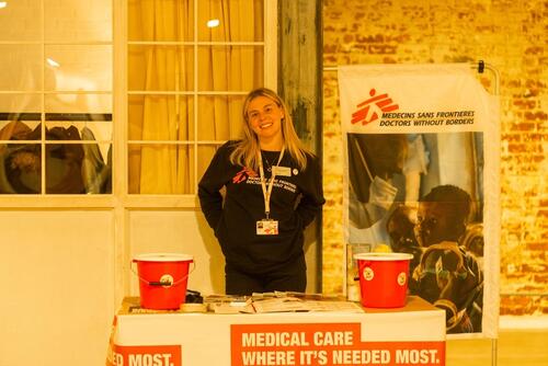 MSF fundraiser at the event