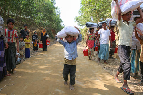 MSF activities and daily life of the refugees in Tasnimarkhola camp. MSF activities and daily life of the refugees in Tasnimarkhola camp.