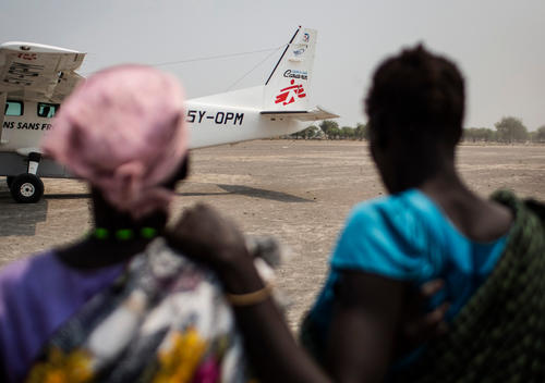 Outdoors support clinics, Thaker. Leer, South Sudan Outdoors support clinics, Thaker. Leer, South Sudan