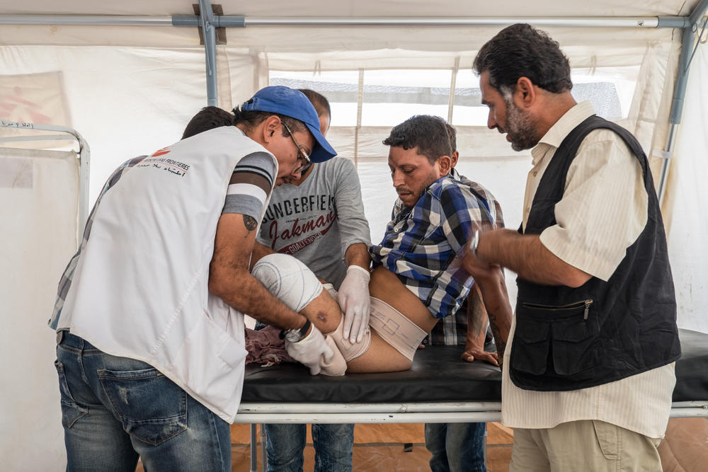 Medical care in Ain Issa camp Medical care in Ain Issa camp