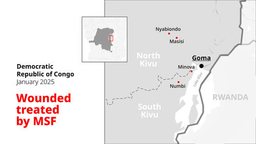 DRC Map Wounded treated by MSF - horizontal English