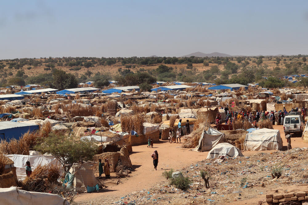 A view over Ourang refugee camp in eastern Chad