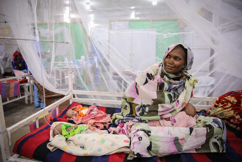 Inside an MSF-supported paediatric care unit in Adre
