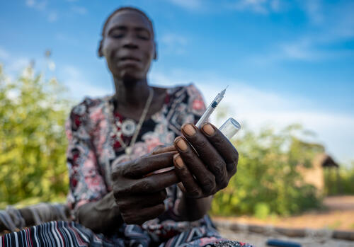 Children with diabetes in Aweil