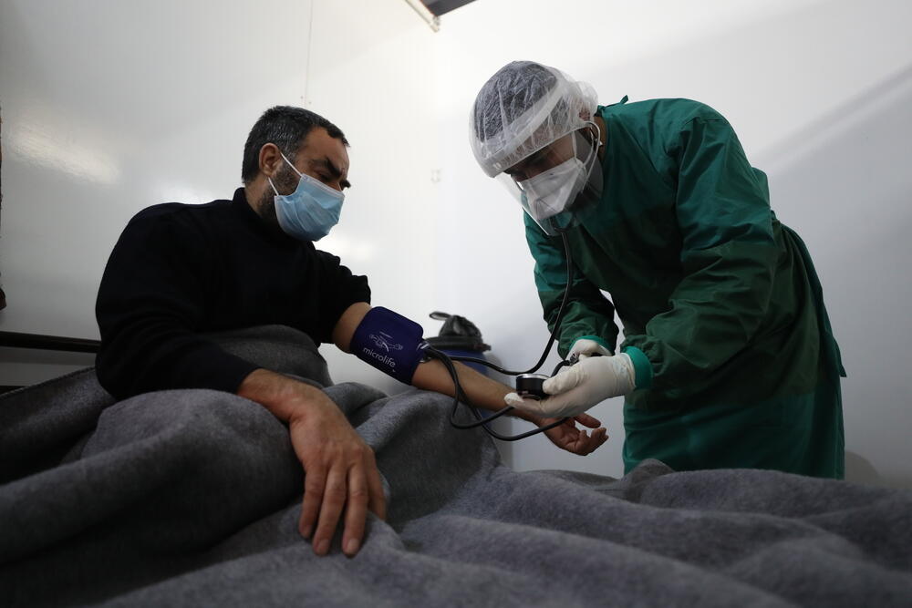 Syria: Patient numbers rise at an MSF-supported COVID-19 treatment centre