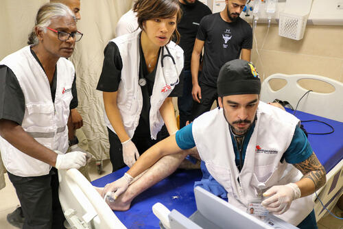 27 October 2023 - MSF Medical Team in Jenin Hospital