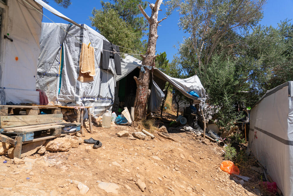 Poor conditions in Old Camp, Vathy, where around 900 asylum seekers and refugees live