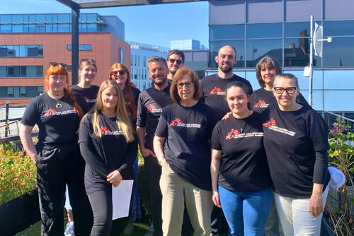 MSF Staff at Irish Office May 2025