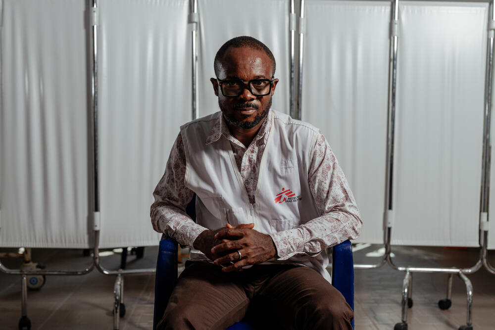 Benjamin Uzoma is a health promotion supervisor at MSF's Lassa fever project in Abakaliki, Nigeria