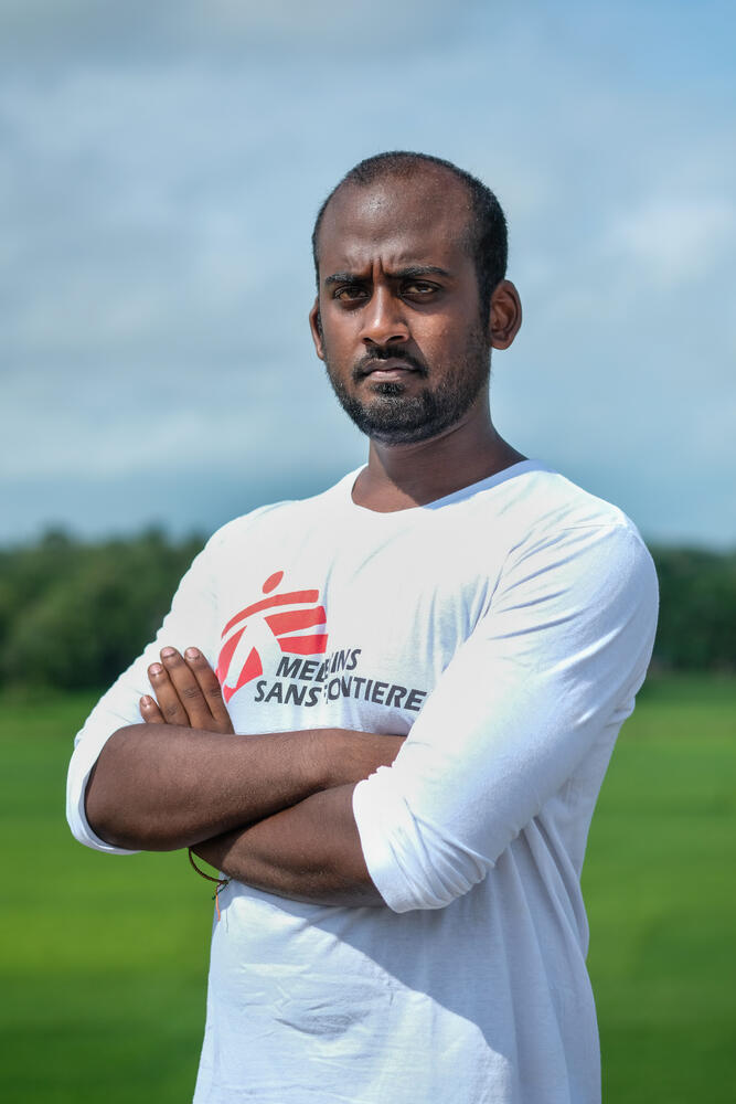 Arunn Jegan, MSF project coordinator in Bangladesh, 2018