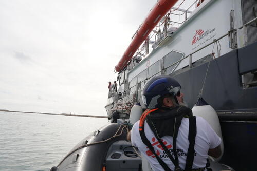 Training on the new vessel Oyvon