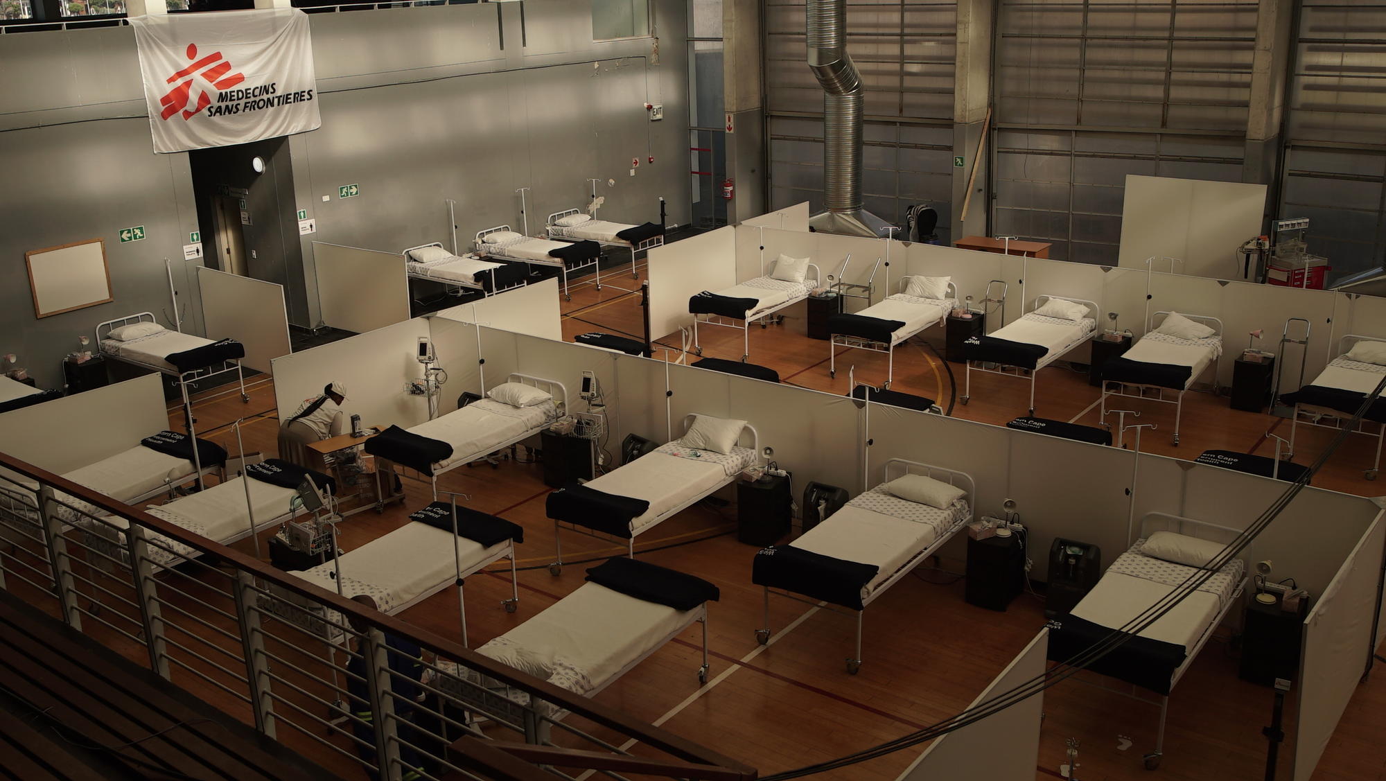 Coronavirus MSF opens field hospital as South Africa braces for COVID