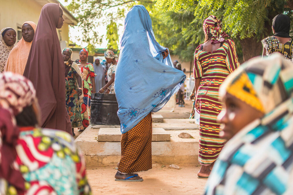 Fistula patients celebrate leaving the hospital with a dancing ceremony