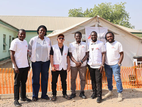 Dr Shafaatu (second from left) with the Nigeria Emergency Response team