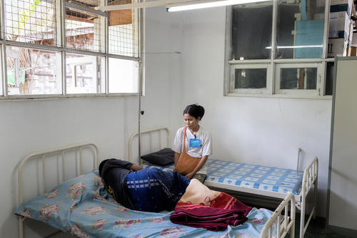 Insein clinic, for treatment for HIV, TB, and Hepatitis C in Yangon. By Alessandro Penso, Feb 2018. Insein clinic, for treatment for HIV, TB, and Hepatitis C in Yangon. By Alessandro Penso, Feb 2018.