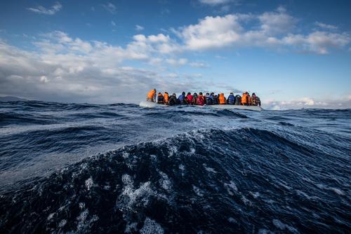 A Medecins Sans Frontiers (MSF) and Greenpeace rescue team responded to a sinking rigid inflatable boat (rhib) carrying 45 Afghan refugees crossing from Turkey to the north shore of Lesvos, Greece. On arrival to the scene the poor quality inflatable was taking on water. The people on board were having problems with the outboard motor as it was poorly fitted and could not be restarted. It was soon obvious to the Greenpeace/MSF crew that the sponsons were rapidly losing air and the lives of the people were in immediate danger.

The Afghans in the vessel started screaming, “please help us, we're sinking! We don't want to die!” The rescue boats responded quickly and effectively to the situation as people started to panic and tried to jump from the boat. Babies and children were held in the air to alert the crew while parents cried out, “take the children, we have children on board!” The women and children were grabbed first and transferred into two Greenpeace/MSF boats that were flanking both sides of the sinking boat. All people were successfully rescued and transferred to Molyvos harbour where response teams were on standby.