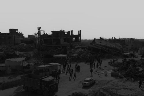 A view of devastation in Gaza