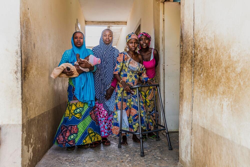 Patients at the fistula clinic in Jahun, where MSF provides emergency childbirth care to reduce the area’s high maternal mortality rate. 