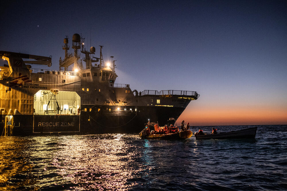 Another rescue operation on 15 November, when 25 people were found after two days adrift at sea