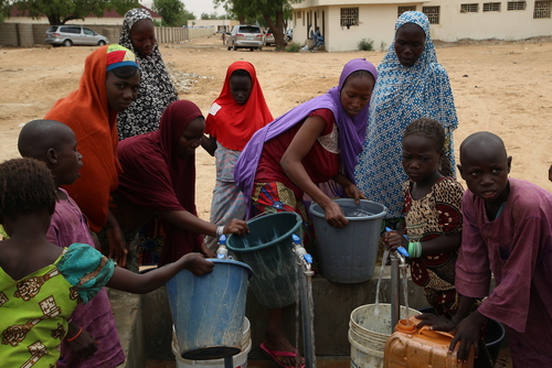 Displaced in Borno state Displaced in Borno state