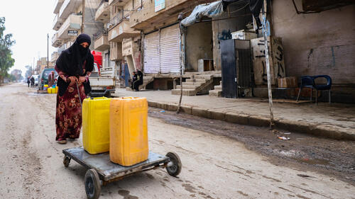 Shortage of drinking water