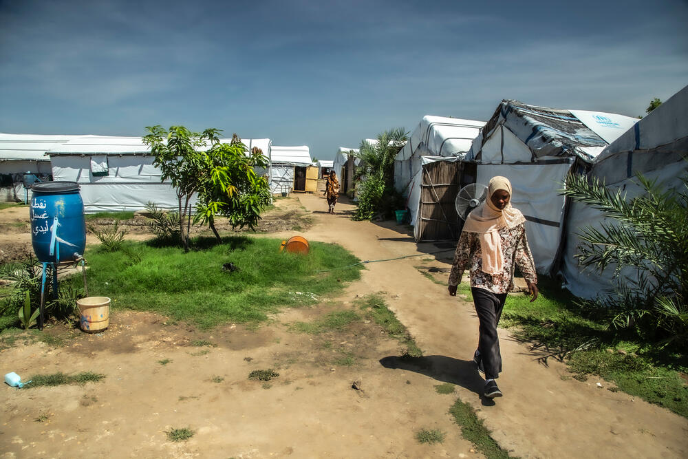  Al Kashafa refugee camp, in Sudan’s White Nile state