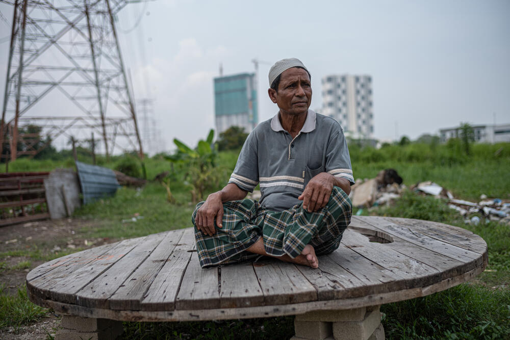 Shor, a Rohingya refugee living in Malaysia after fleeing from violence in 2016