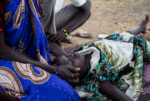 Outdoors support clinics, Thaker. Leer, South Sudan Outdoors support clinics, Thaker. Leer, South Sudan