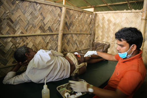 MSF activities and daily life of the refugees in Tasnimarkhola camp. MSF activities and daily life of the refugees in Tasnimarkhola camp.