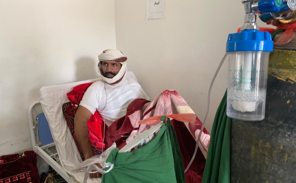 Mohammed, who is being treated for COVID-19 at the hospital