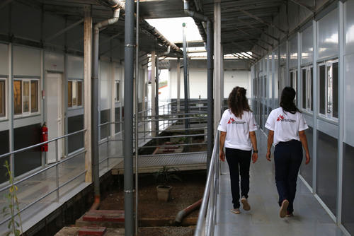 External view of MSF Paediatric Hospital in Kenema