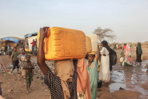 Watsan activities in Adré