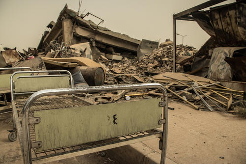Al Khansaa hospital in East Mosul Al Khansaa hospital in East Mosul