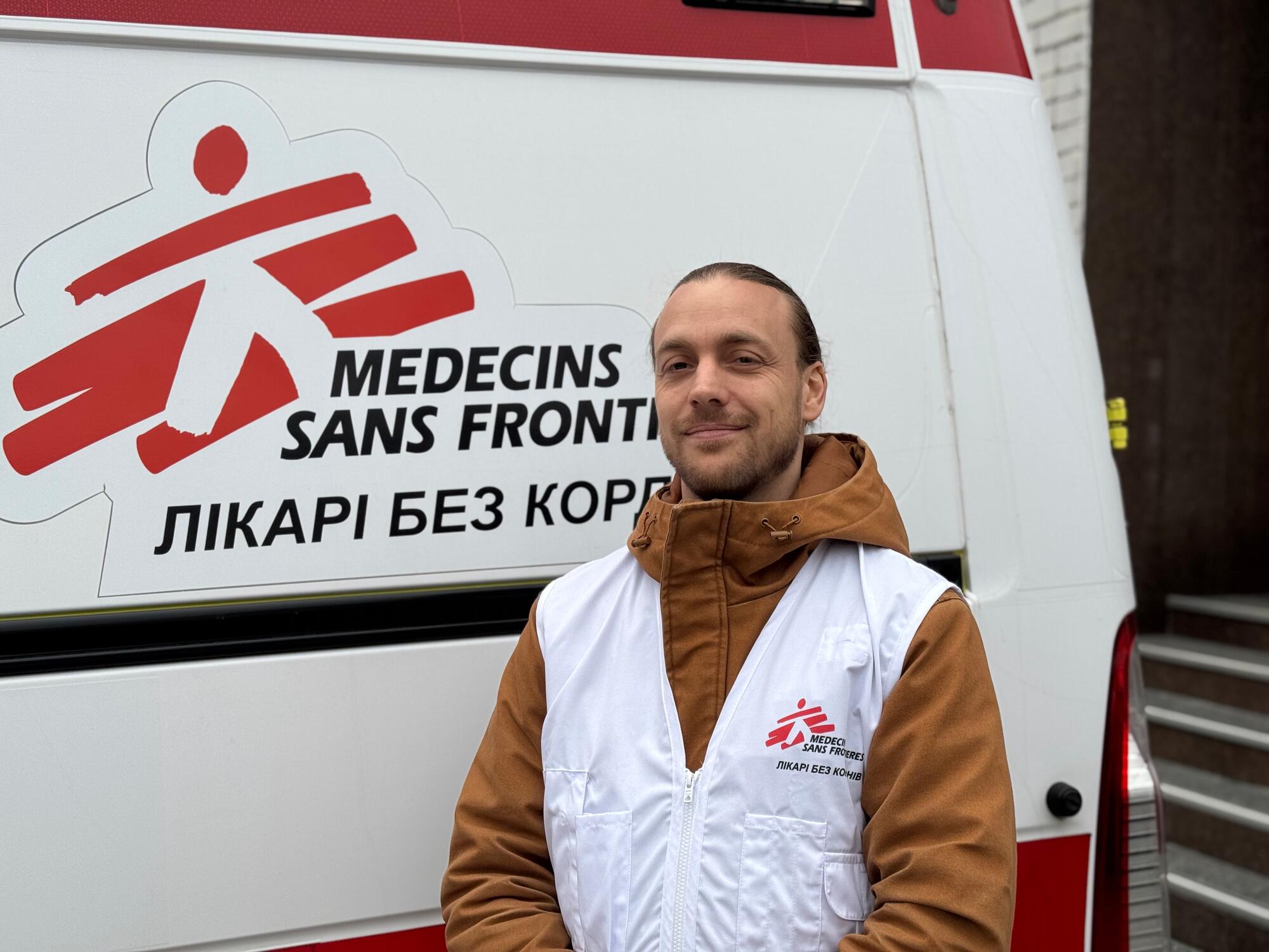 Thomas Marchese, MSF Head of Programmes in Ukraine.