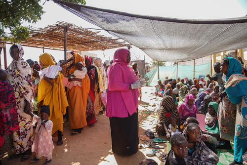 MSF's clinic in Zamzam camp, North Darfur