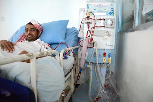 Dialysis center in Al-Jumhori hospital in Sana’a, Yemen Dialysis center in Al-Jumhori hospital in Sana’a, Yemen