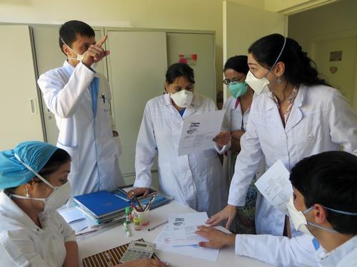 First patients on new TB treatment in Dushanbe. First patients on new TB treatment in Dushanbe.