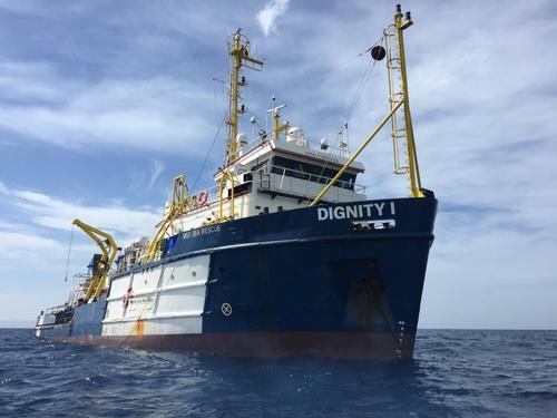 MSF first rescue operation in the Mediterranean Sea in 2016 MSF first rescue operation in the Mediterranean Sea in 2016