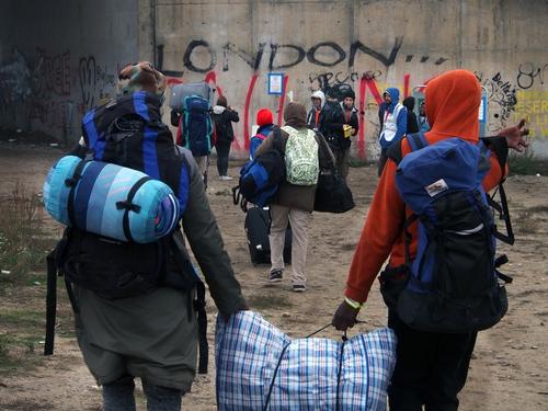 First day of Calais Dismantlement First day of Calais Dismantlement
