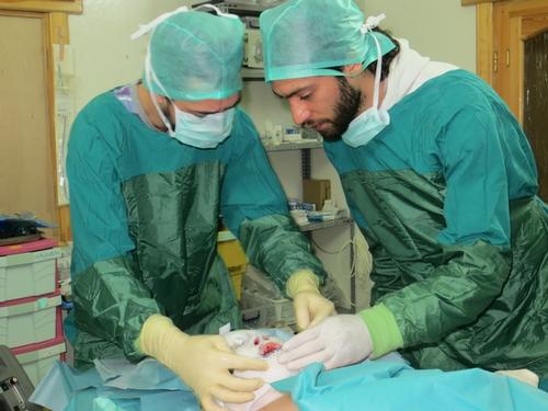 burn patients treated in one MSF hospital in North Syria. burn patients treated in one MSF hospital in North Syria.